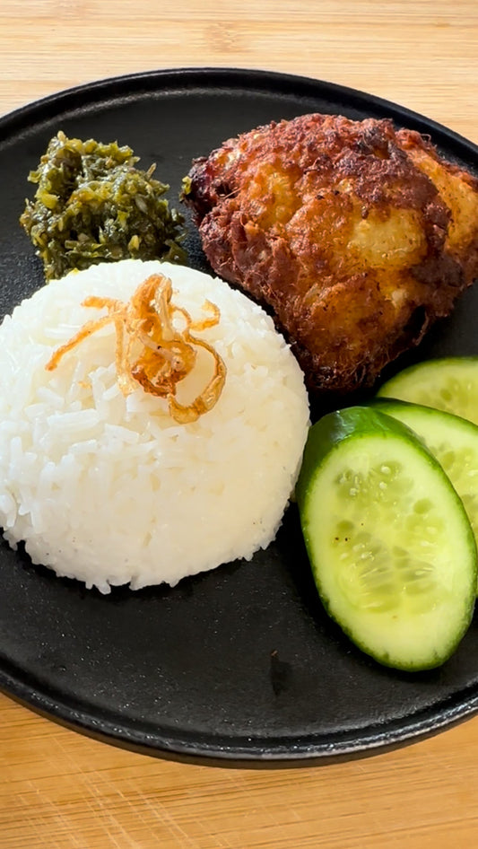 Ayam Goreng with Sambal Ijo