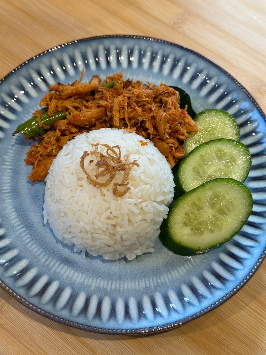 Balinese Spicy Pulled Chicken