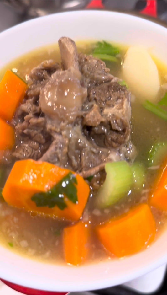 Ox Tail & Vegetable Soup