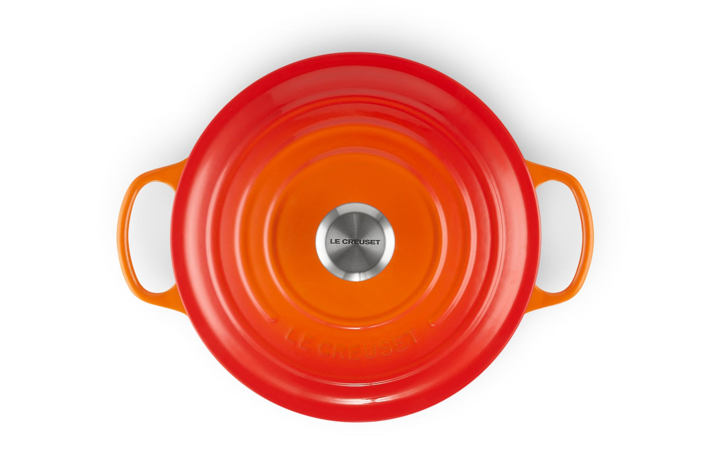 Le Creuset Signature Cast Iron Round Casserole, 26 cm, Volcanic
