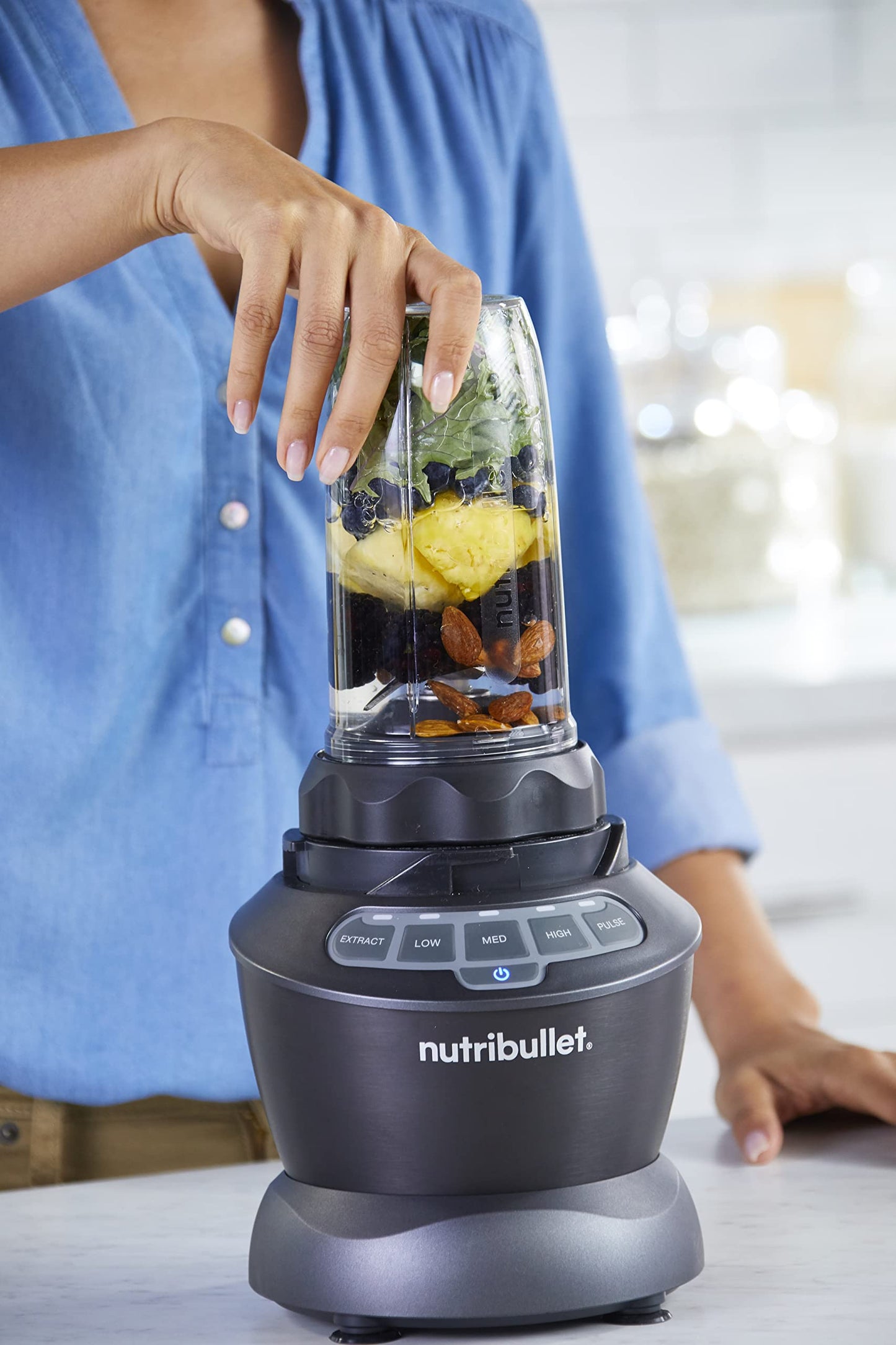 NutriBullet Blender Combo 1200W, Dark Grey