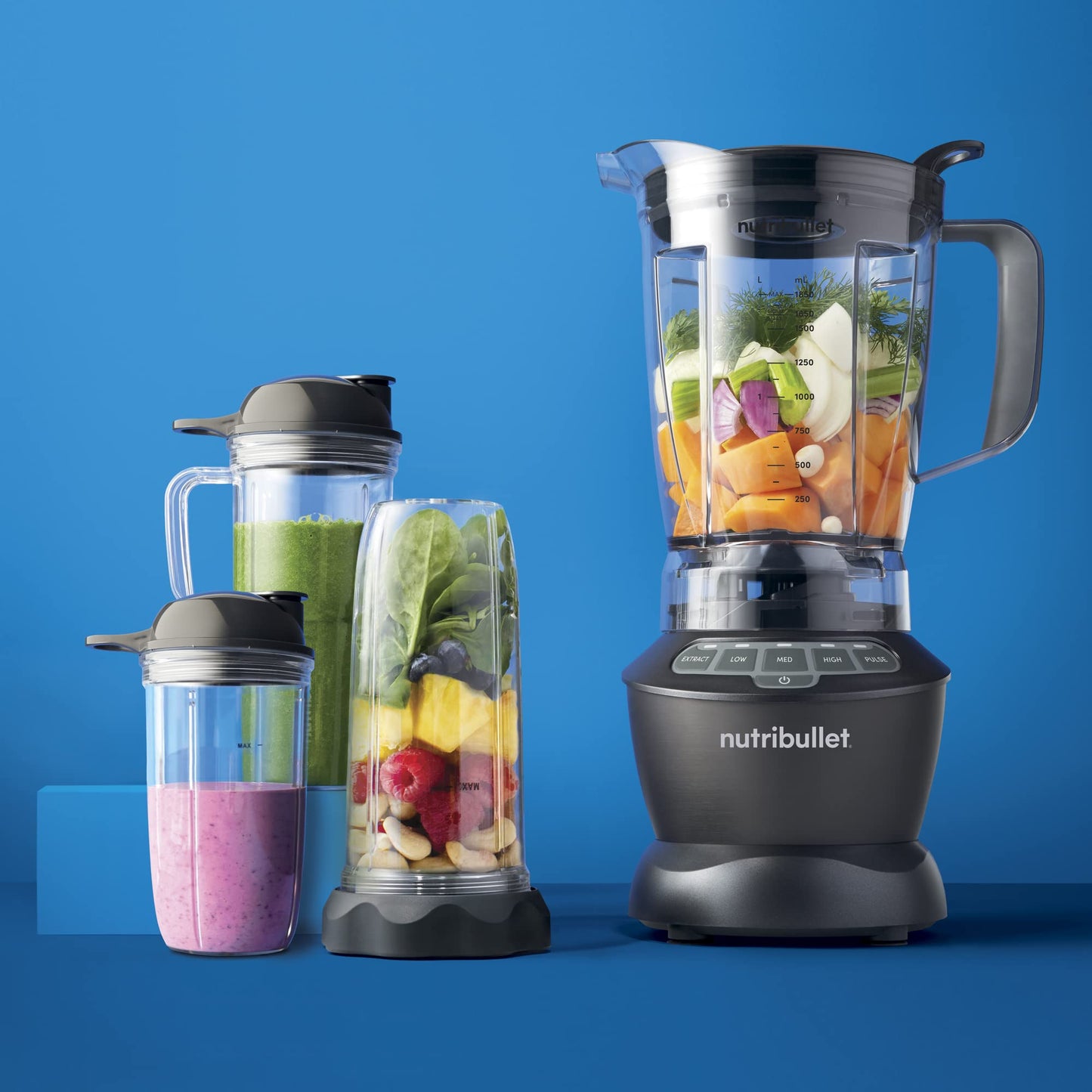 NutriBullet Blender Combo 1200W, Dark Grey