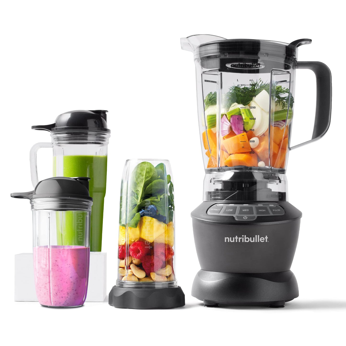 NutriBullet Blender Combo 1200W, Dark Grey