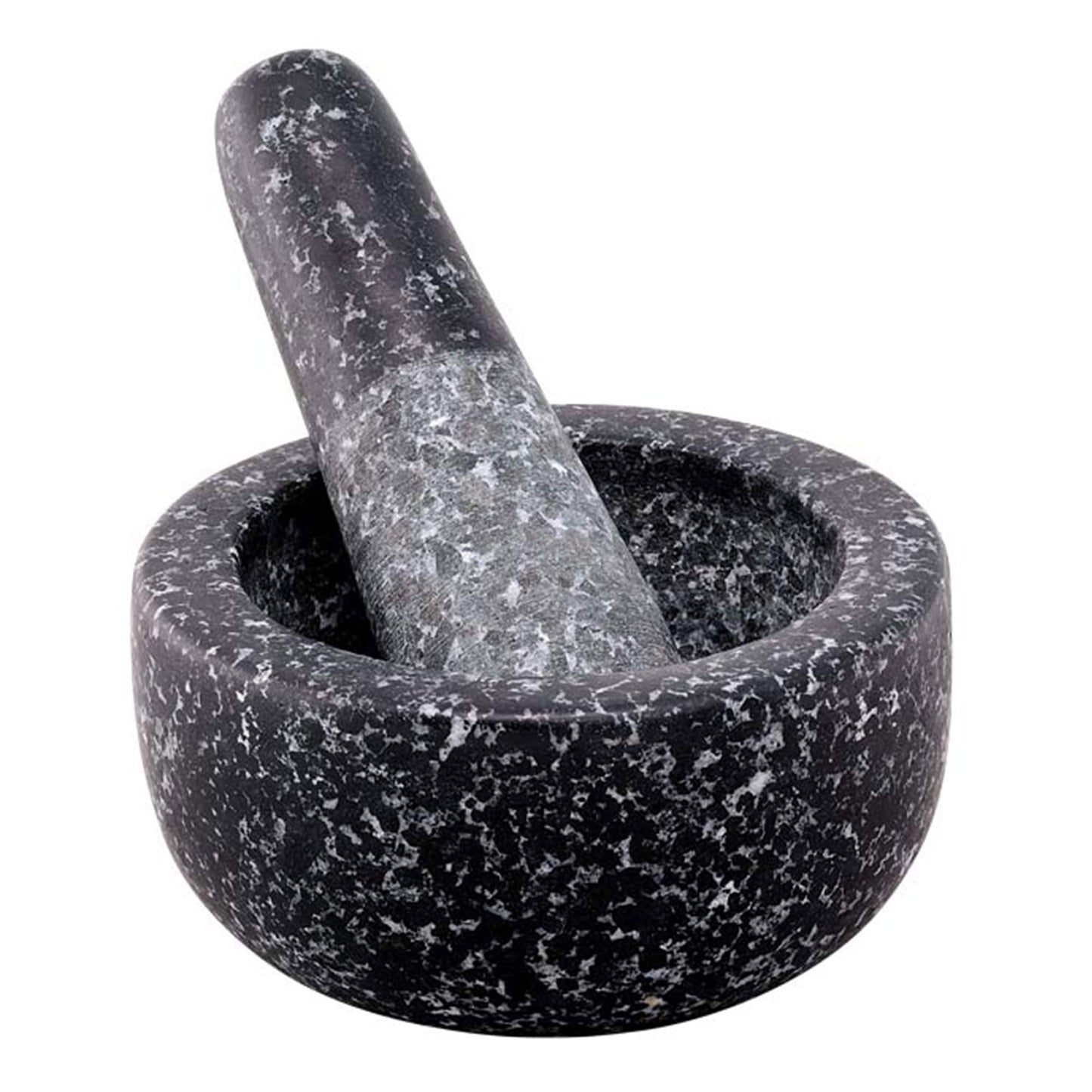 Avanti Granite Mini Mortar and Pestle, 9.5 cm Diameter, Black Speckled