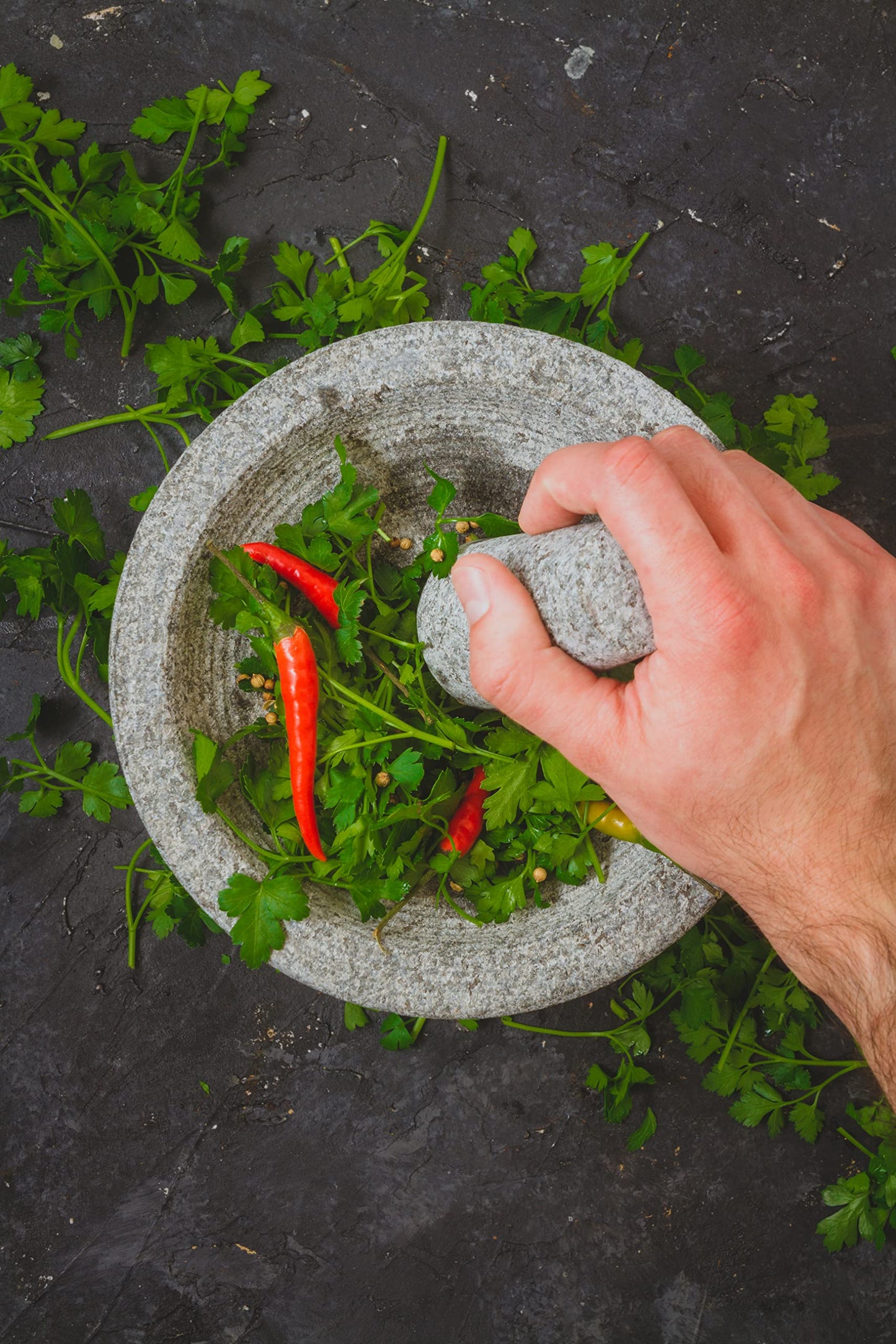 KitchenCraft World of Flavours Pestle and Mortar Set